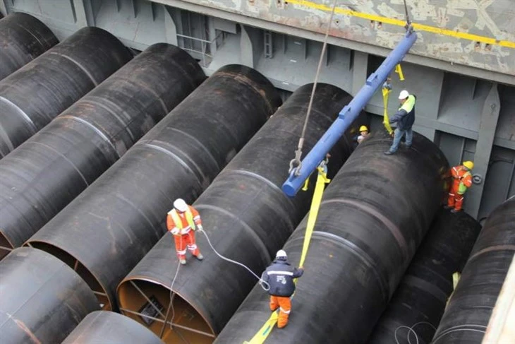 Tubo in acciaio al carbonio con saldatura elicoidale ASTM A53 Gr.B